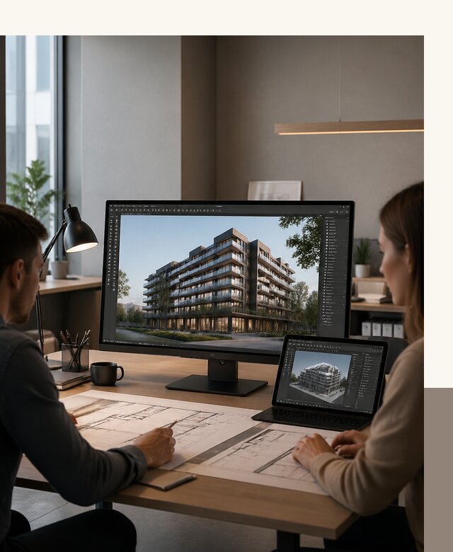 3D визуализация архитектуры и объектов строительства в Холмске